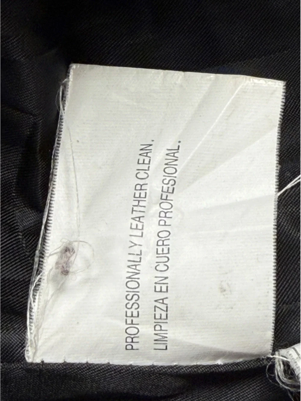 Black Genuine Leather Jacket Size 2X